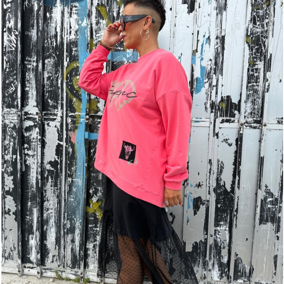 SUDADERA MAD ROSA