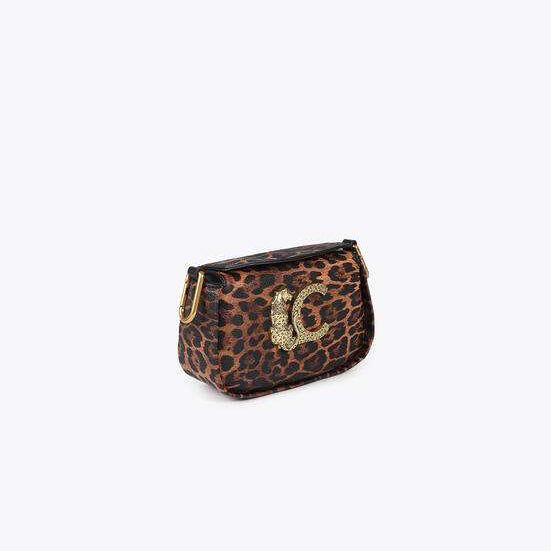 BANDOLERA ANIMAL PRINT LOGO LC LEOPARDO