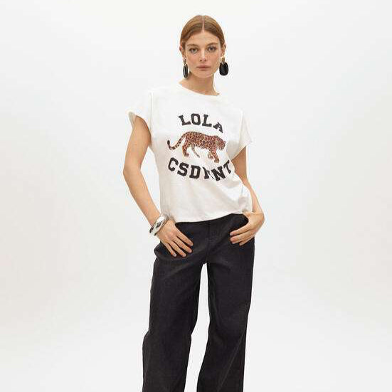 CAMISETA LOLA TIGRE STRASS