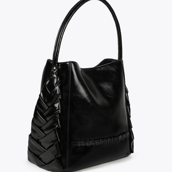 BOLSO SHOPPER CON DETALLES LATERALES