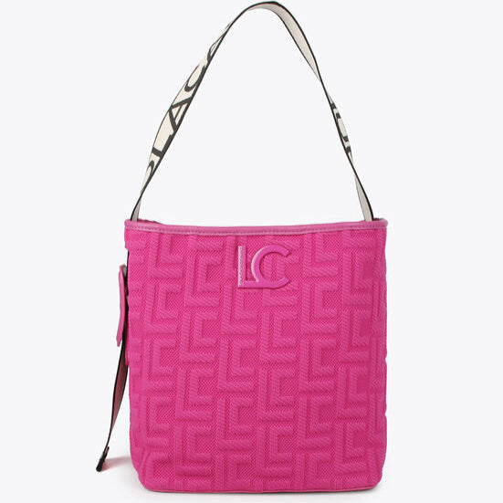 BOLSO SHOPPER EN TEJIDO MONOGRAMA
