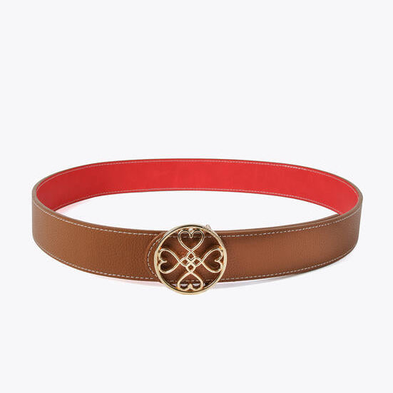 CINTURÓN REVERSIBLE TRÉBOL CORAZONES