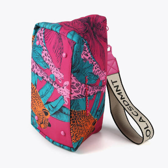 NECESER NYLON ESTAMPADO ANIMALES MULTICOLOR