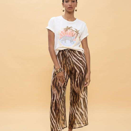PANTALÓN ESTAMPADO ZEBRA