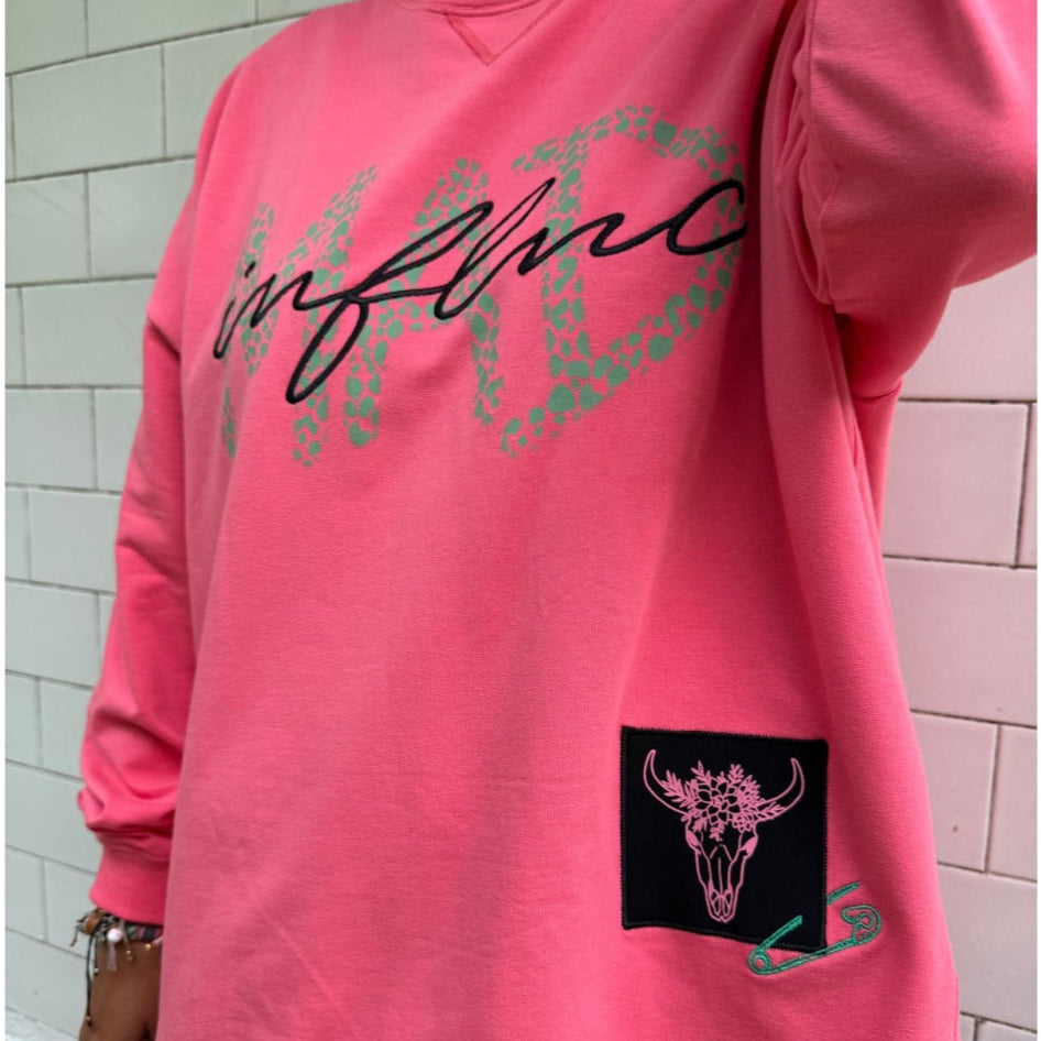 SUDADERA MAD ROSA