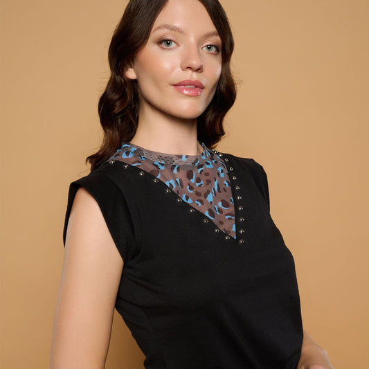 BLACK GENETTA TOP