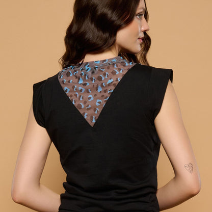 BLACK GENETTA TOP