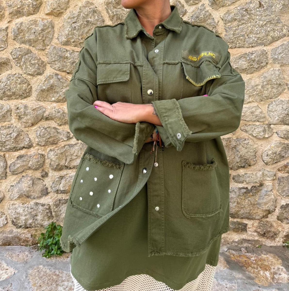 CAZADORA DUAL VERDE