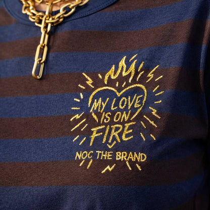 CAMISETA MY LOVE IS ON FIRE