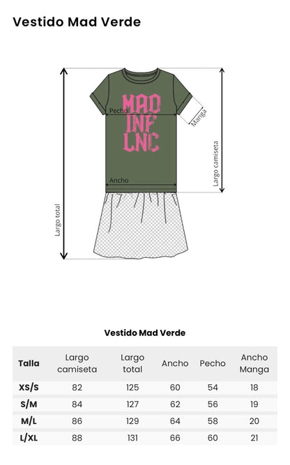 VESTIDO MAD VERDE