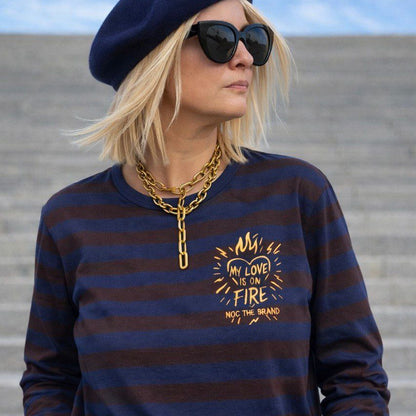 CAMISETA MY LOVE IS ON FIRE