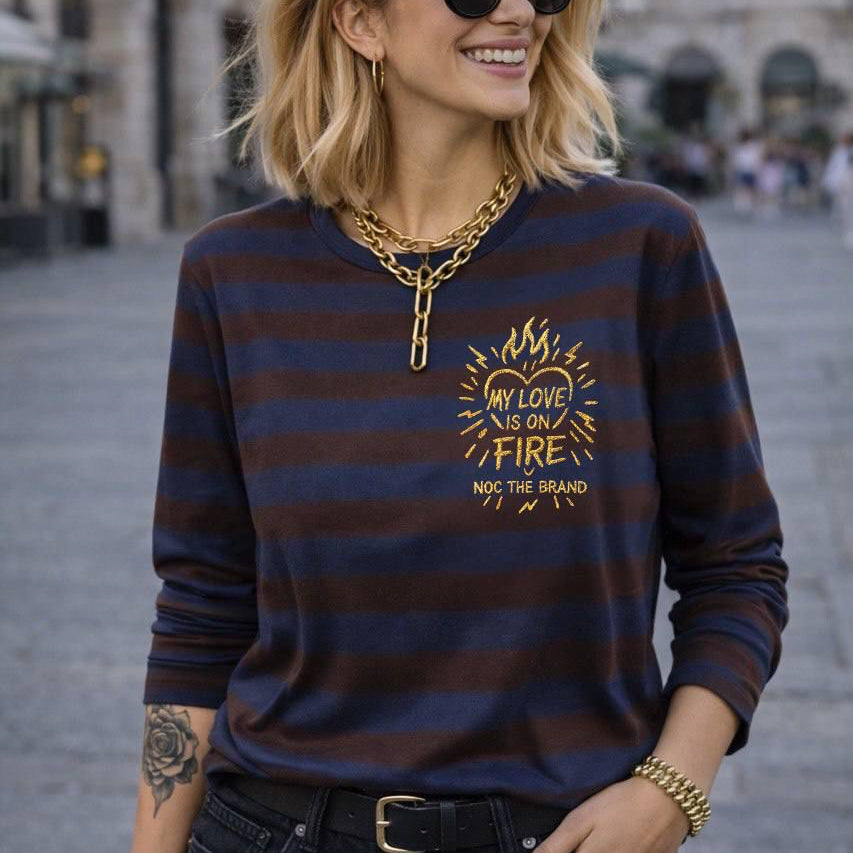 CAMISETA MY LOVE IS ON FIRE