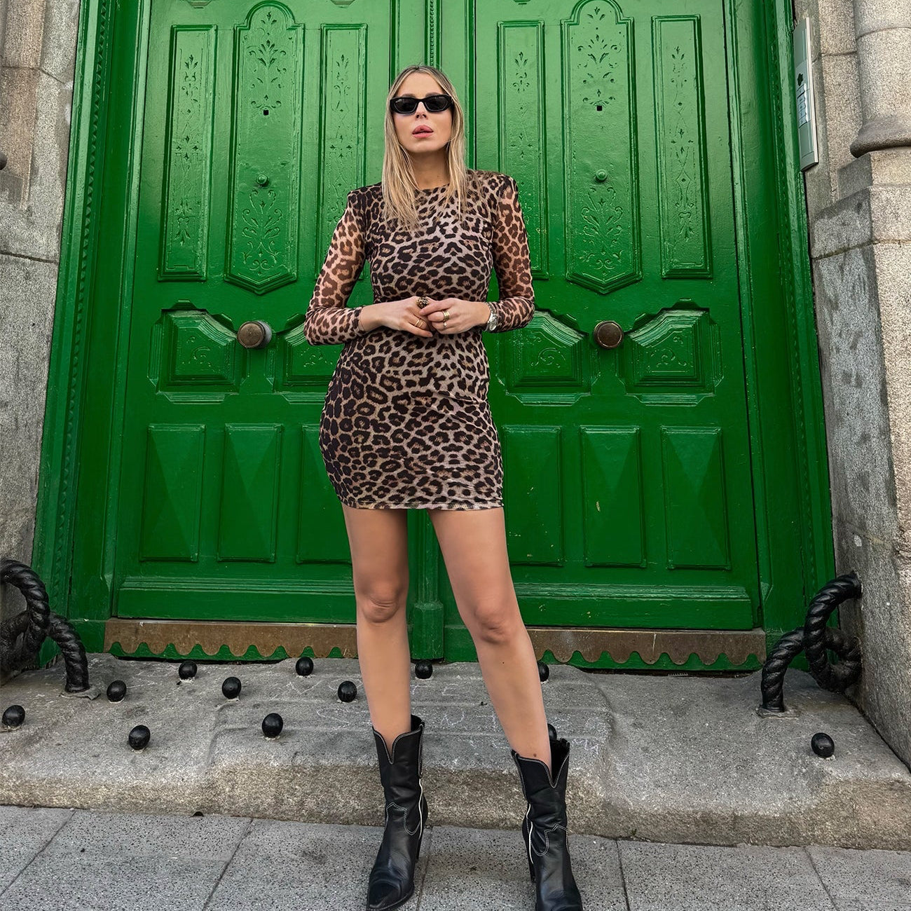 KATE LEOPARD DRESS