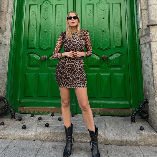 KATE LEOPARD DRESS