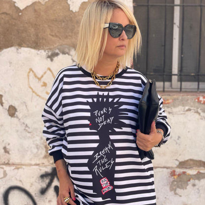 SUDADERA OVER PUNK RULES