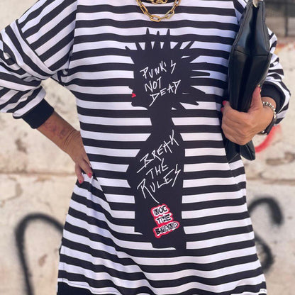 SUDADERA OVER PUNK RULES