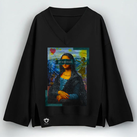 SUDADERA ART IS RECYCLED