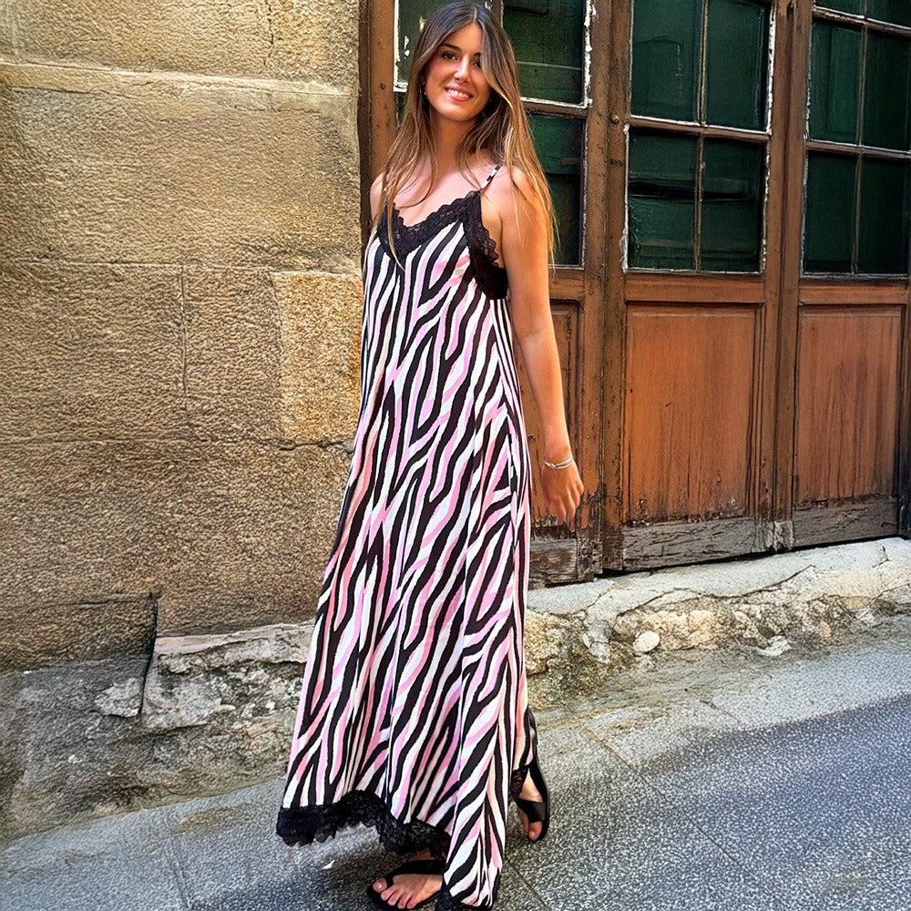 VESTIDO PINK SAFARI