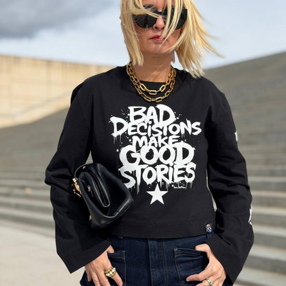 CAMISETA BAD DECISIONS NEGRA