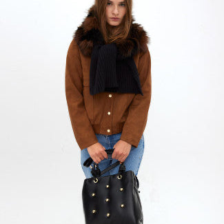 BOLSO ACOLCHADO EFECTO PIEL