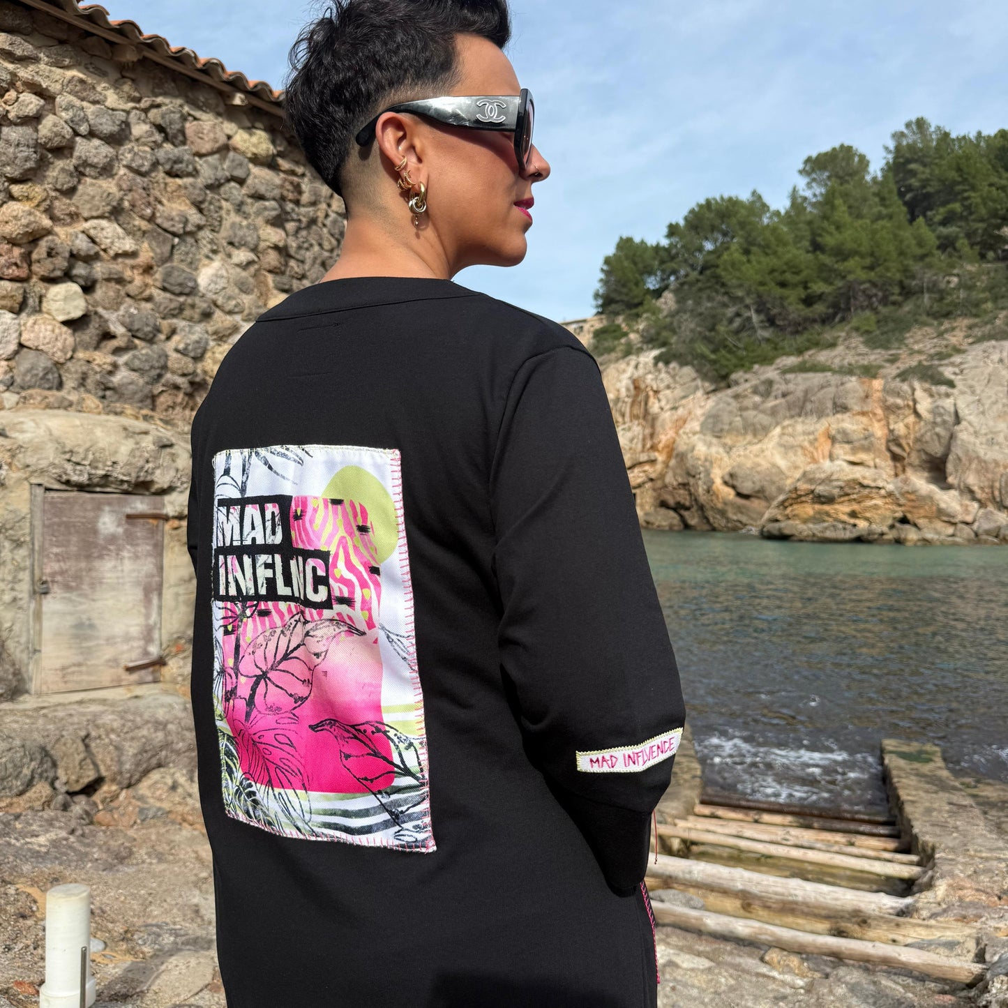 KIMONO SUNSET NEGRO