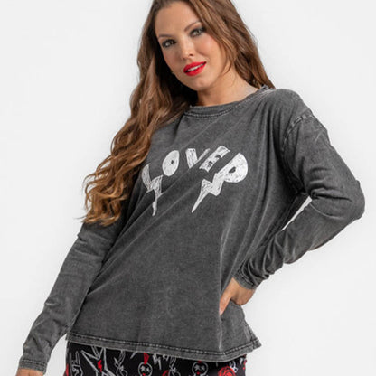 Camiseta Oversize - ROCK AND ROLL