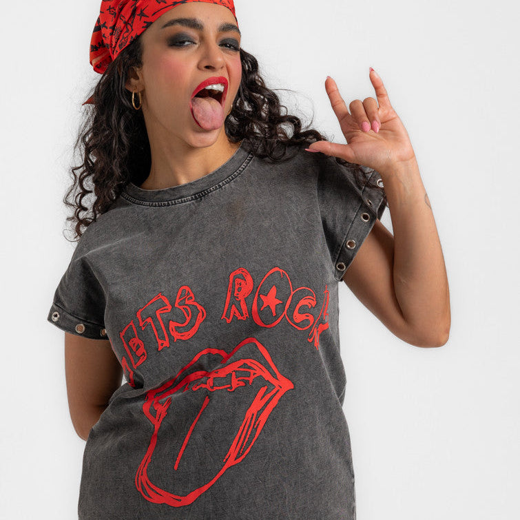 Camiseta Sin Mangas Corte Canalla - ROCK AND ROLL