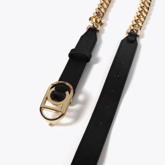 CINTURÓN CADENA LOGO OVALADO