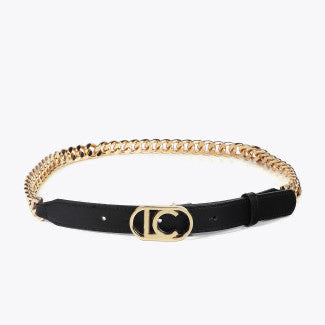 CINTURÓN CADENA LOGO OVALADO