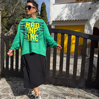 SUDADERA MAD VERDE