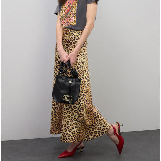 FALDA SATINADA ESTAMPADO ANIMAL