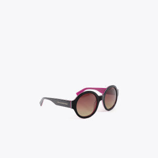 GAFAS DE SOL REDONDA EN TONOS BICOLOR