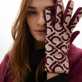 GUANTE JACQUARD LOGOTIPADO