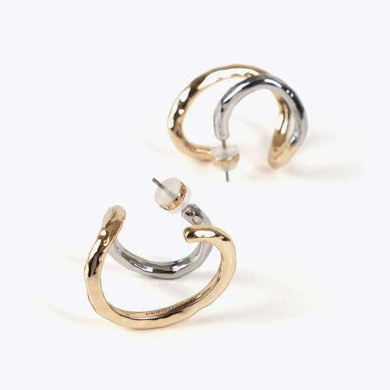 PENDIENTES EFECTO PIERCING COMBINADOS