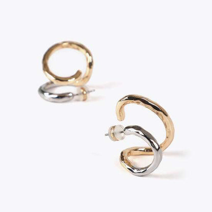 PENDIENTES EFECTO PIERCING COMBINADOS