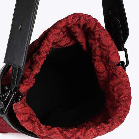 BOLSO HOBO TEJIDOS COMBINADOS