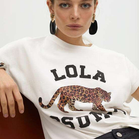 CAMISETA LOLA TIGRE STRASS