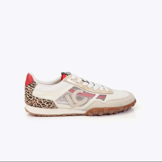 DEPORTIVA CON TEJIDO REJILLAS Y ANIMAL PRINT