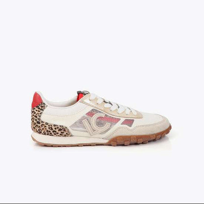 DEPORTIVA CON TEJIDO REJILLAS Y ANIMAL PRINT