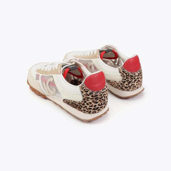 DEPORTIVA CON TEJIDO REJILLAS Y ANIMAL PRINT
