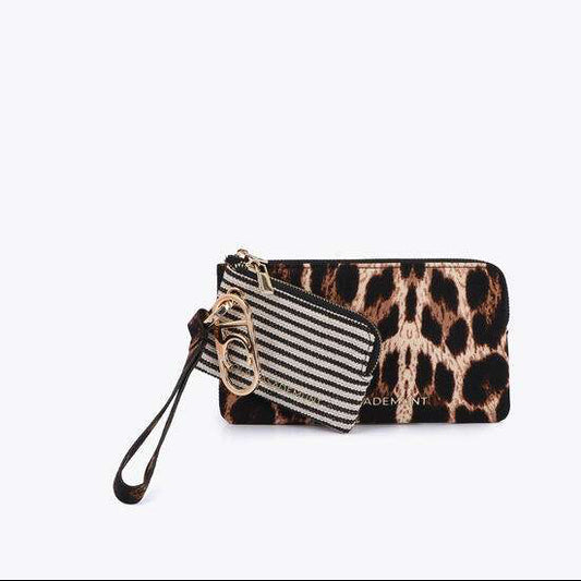 MONEDERO DOBLE CON COLGANTE LC TEJIDO