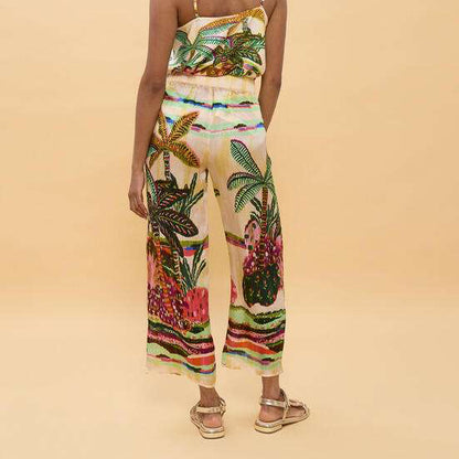 PANTALÓN FLUIDO PALMERAS