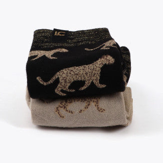 PACK CALCETINES LEOPARDO