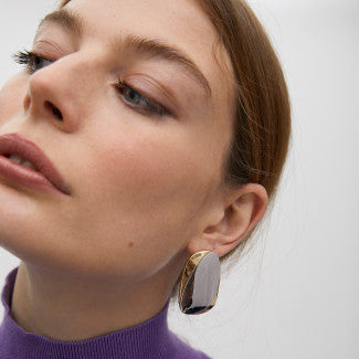 PENDIENTES GRANDES COMBINADOS METALES