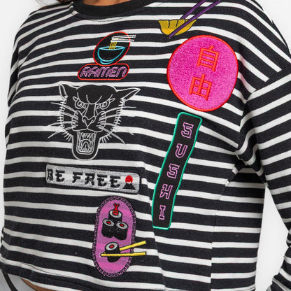 Sudadera Corte Crop - JAPO