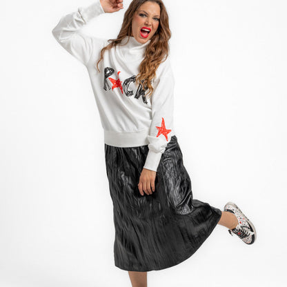 Sudadera Cuello Chimenea - ROCK AND ROLL